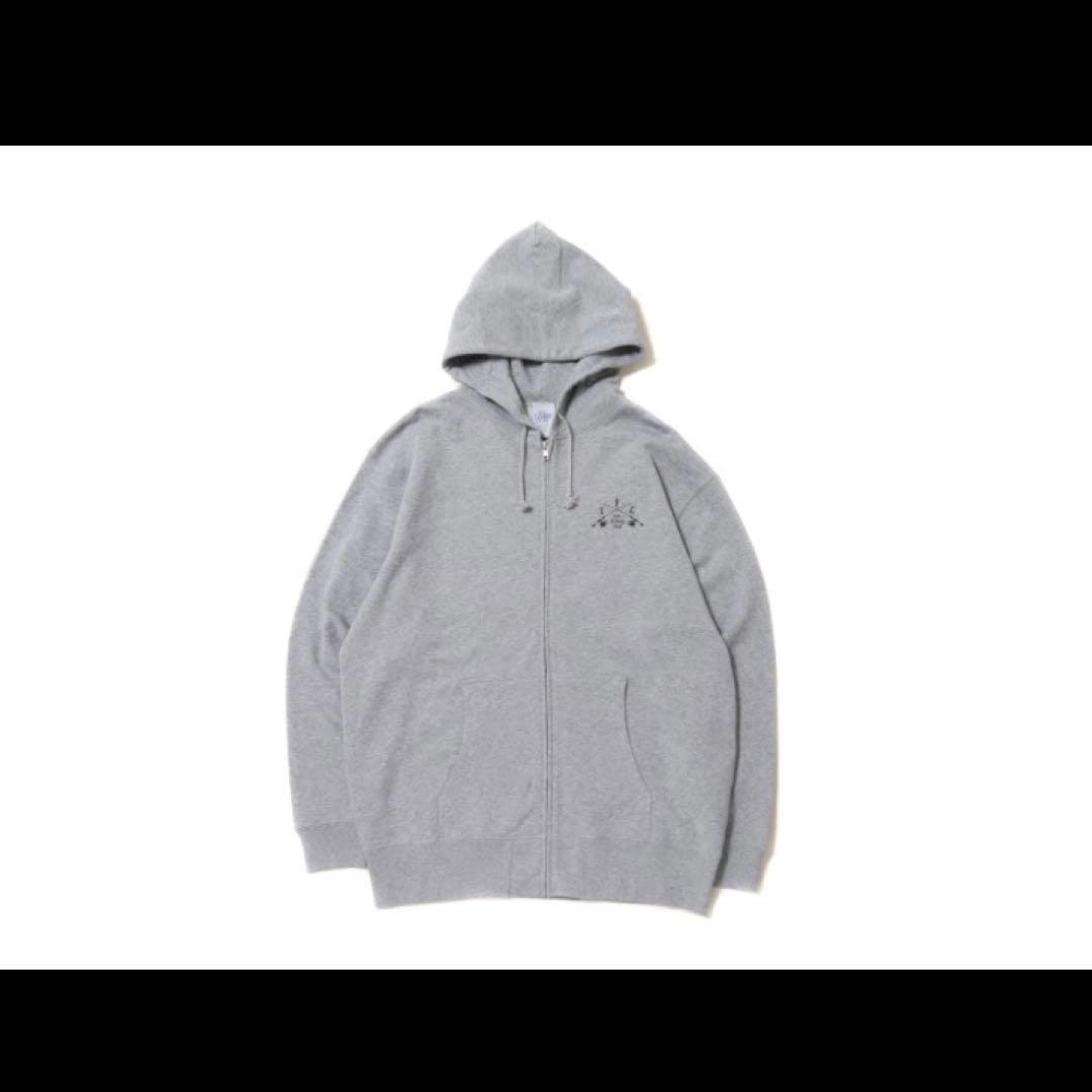 Irie Fishing Club ジップアップパーカー　グレー
