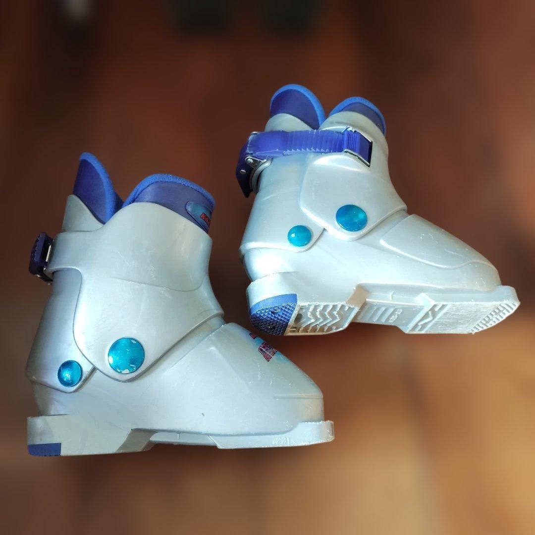 KAZAMA 90cm キッズ スキーセット ブルー