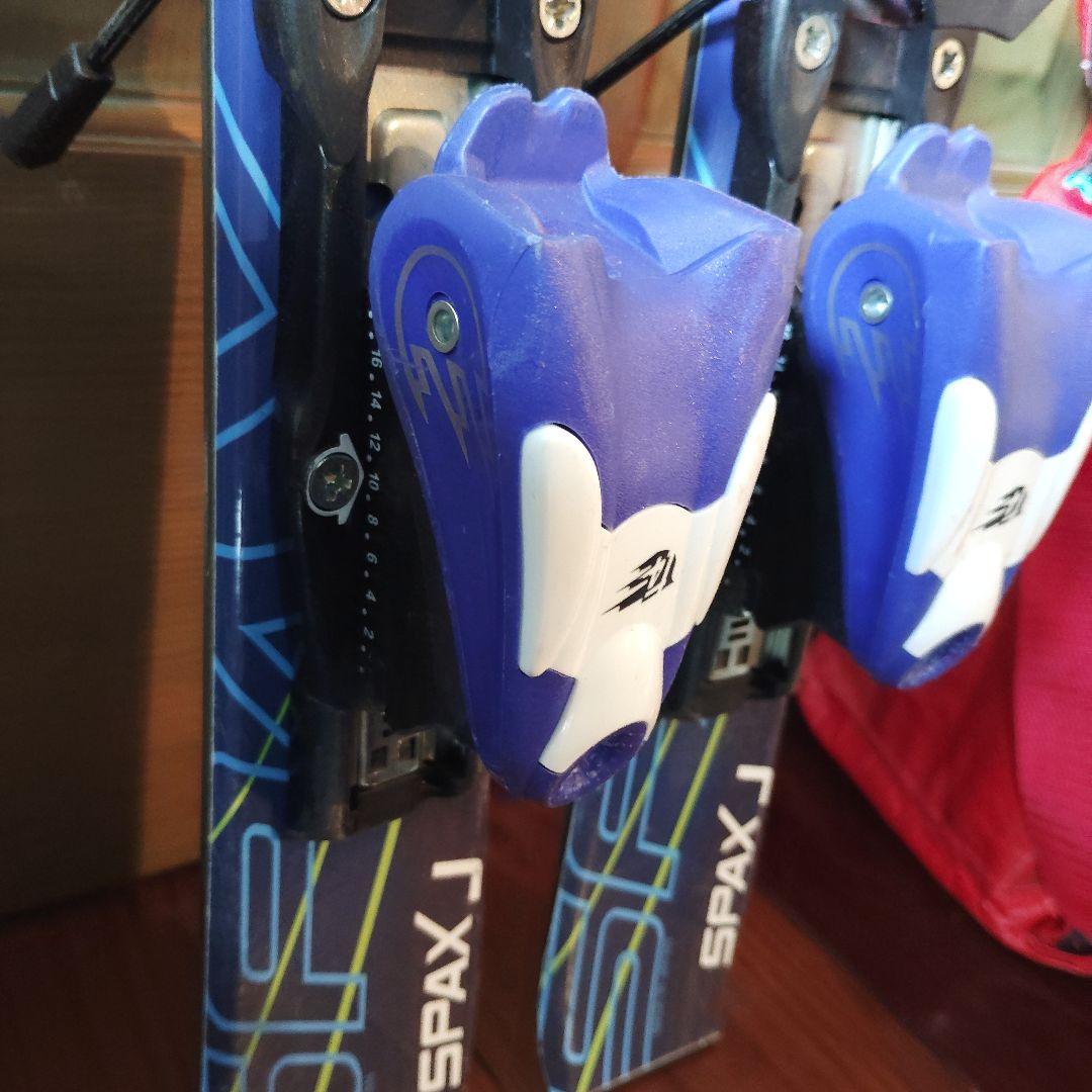 KAZAMA 90cm キッズ スキーセット ブルー