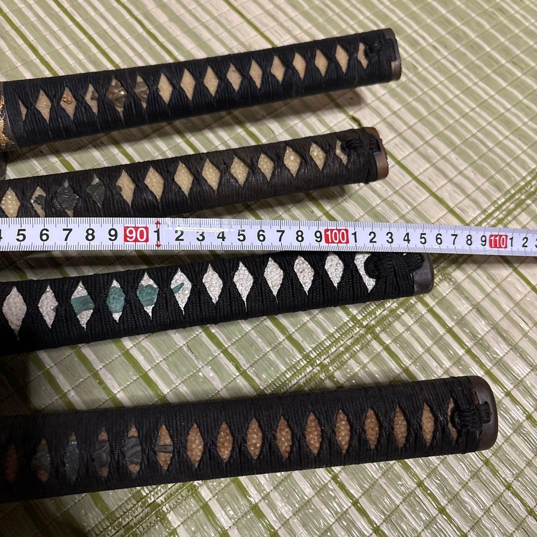 模造刀　模擬刀　武士　侍　伝統工芸　剣　ソード　太刀　鞘　鍔　4本
