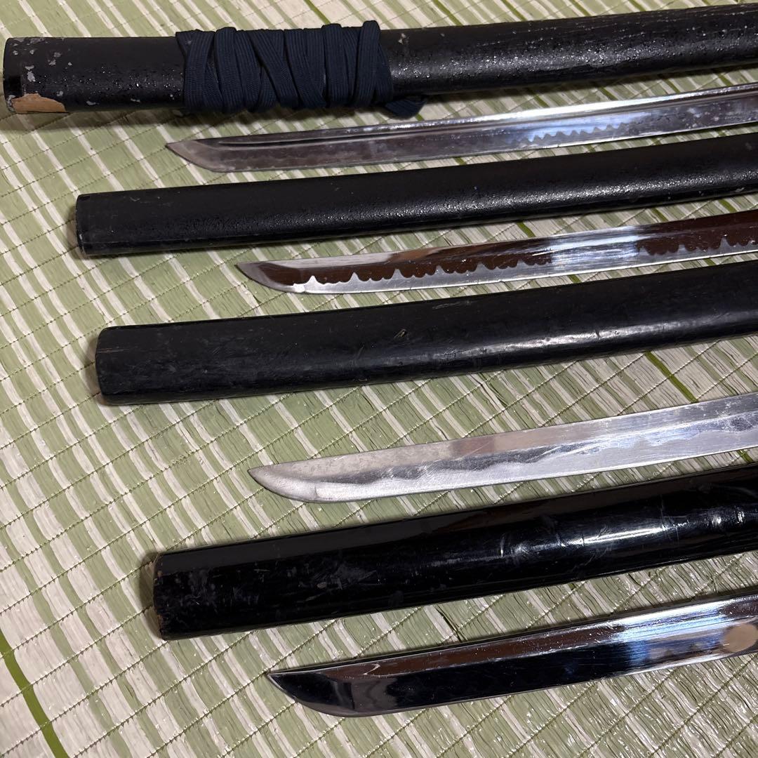 模造刀　模擬刀　武士　侍　伝統工芸　剣　ソード　太刀　鞘　鍔　4本