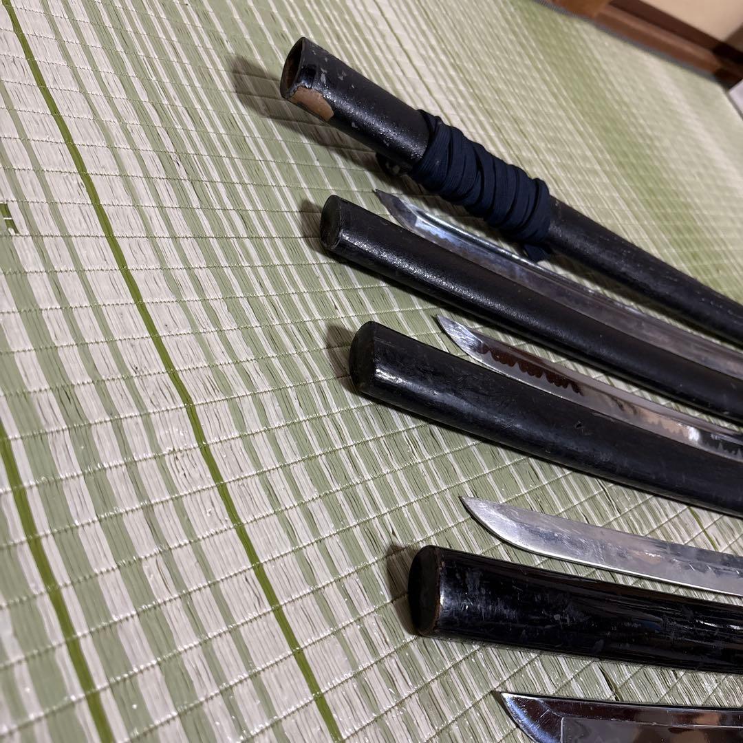 模造刀　模擬刀　武士　侍　伝統工芸　剣　ソード　太刀　鞘　鍔　4本