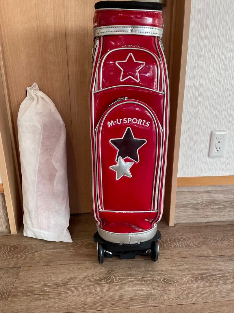 M.U.S.P. ゴルフバッグ レッド