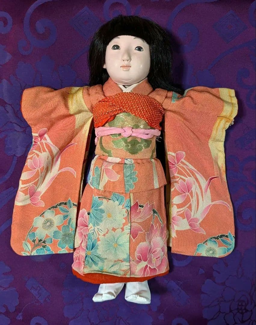 市松人形　小柄な優しいお顔の可愛いお嬢様　身長36.5cm