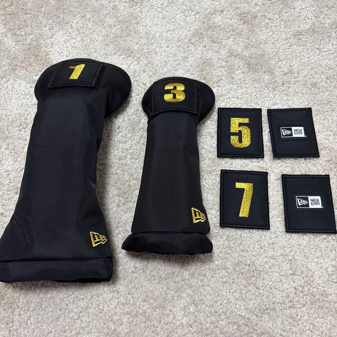 New Era ゴルフバッグ ブラック/ゴールド