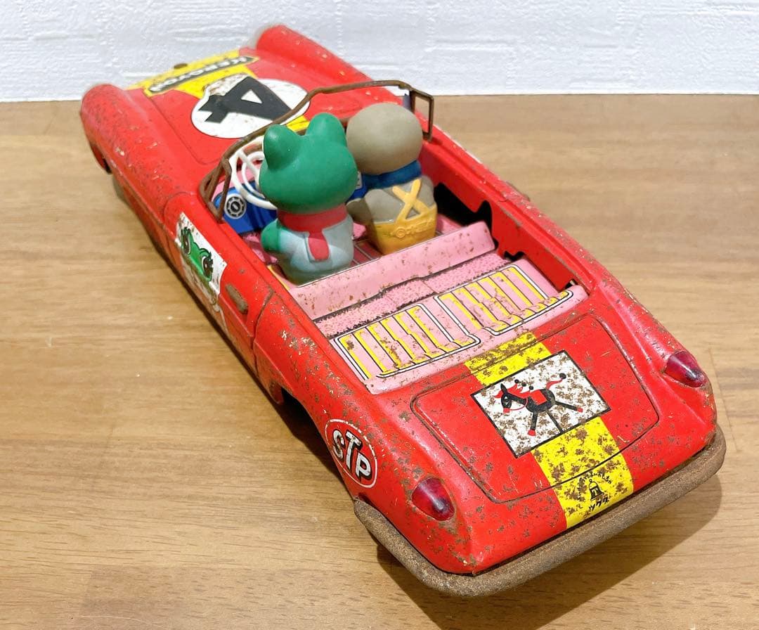 超希少　ケロヨンともぐちゃんのスポーツカー　フェラーリー　当時物 ビンテージ