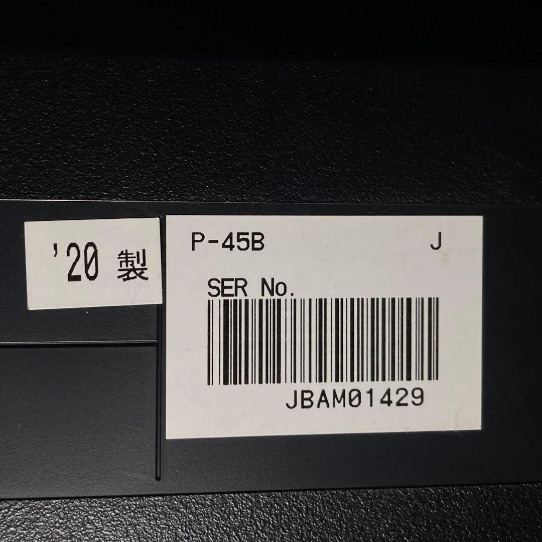 極美品 ヤマハ 電子ピアノ 88鍵盤 ブラックP-45B 2020年製