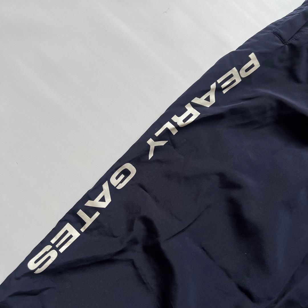 Pearly gates パーリーゲイツ　レインウェア　雨具　ゴルフ　紺　ロゴ