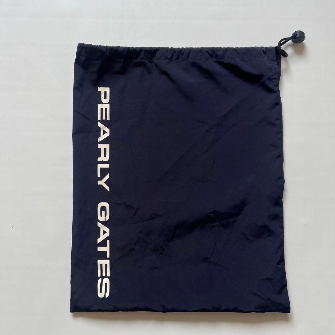 Pearly gates パーリーゲイツ　レインウェア　雨具　ゴルフ　紺　ロゴ