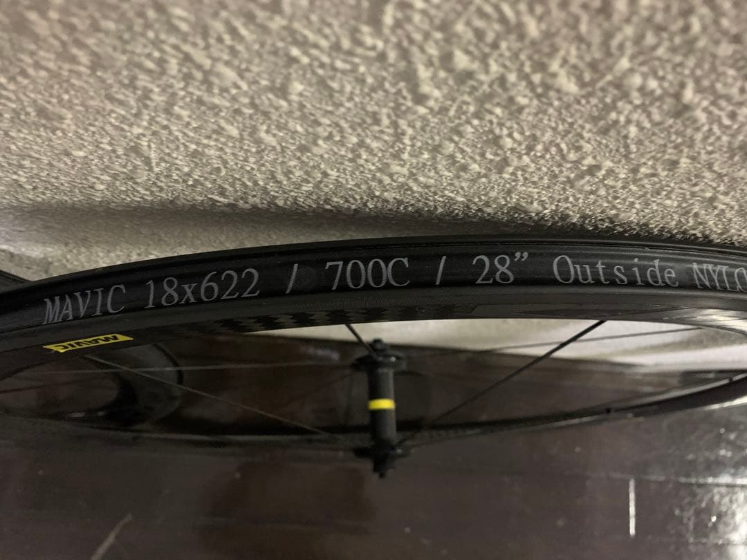 ジャンク品　MAVIC カーボンホイール 700C 25mm