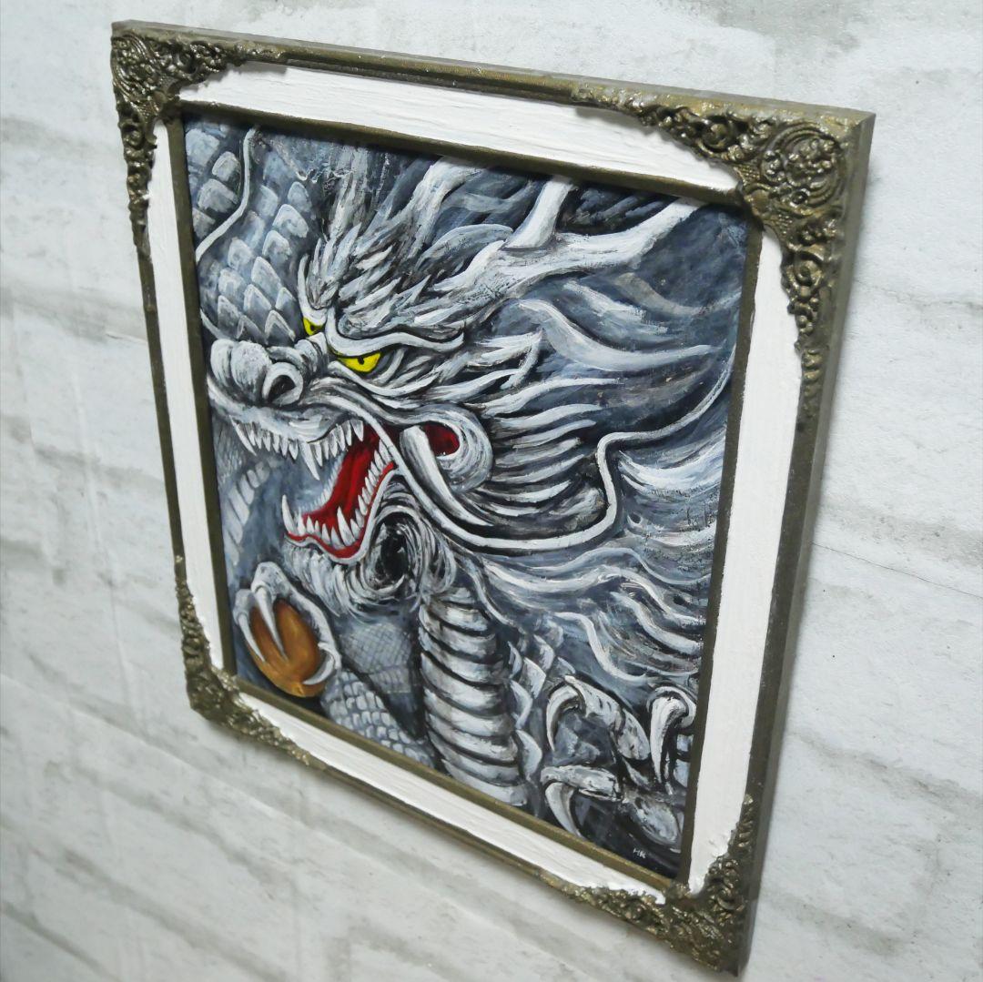 油絵 油彩 油彩画 絵 絵画【白龍】