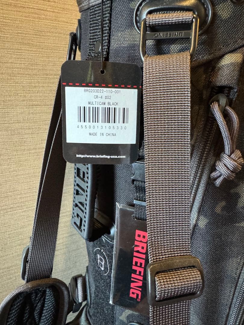 BRIEFING キャディバッグ マルチカムブラックCR-4 マルチカモブラック