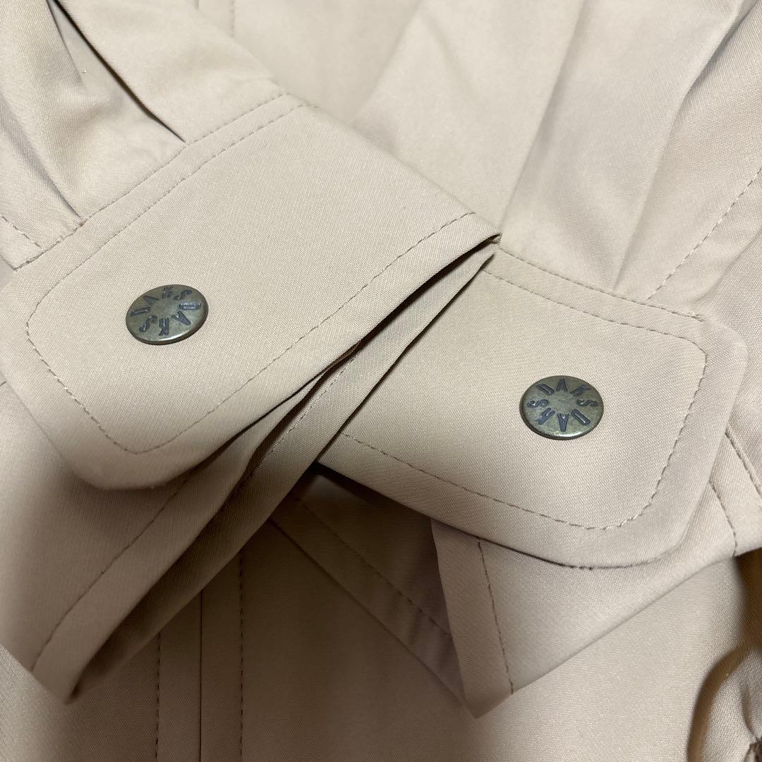 新品未使用　DAKS ベージュ ジップアップジャケット L