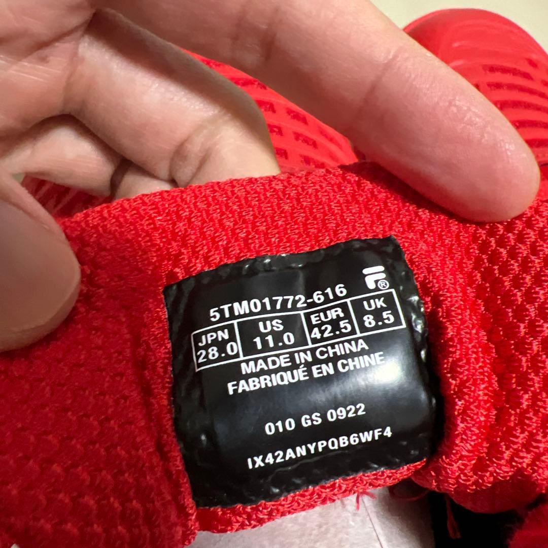 藤*介様 FILA テニスシューズ 5TM01772-616 US11.0