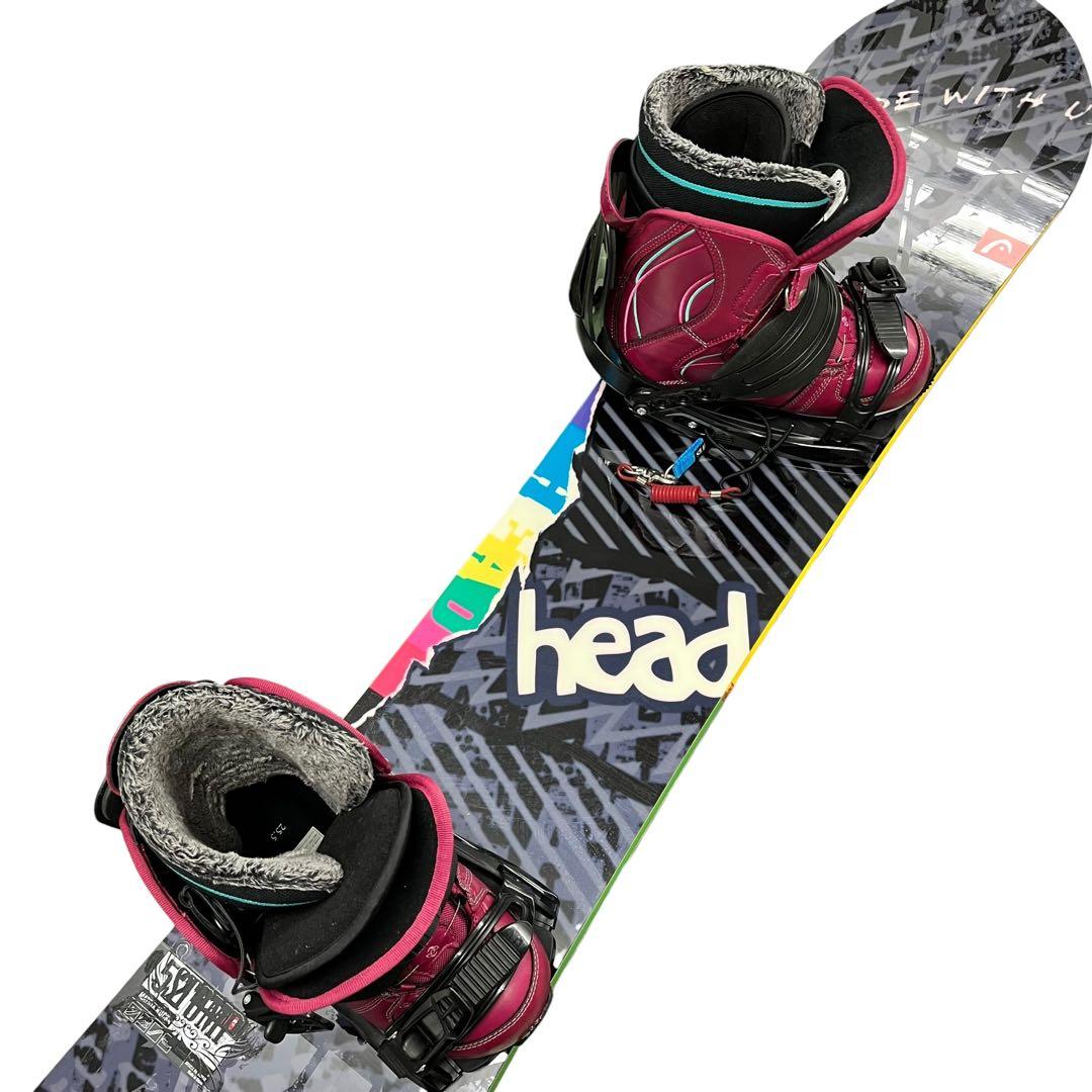レディース3点セット HEAD MATRIX ROCKA 152 バイン ブーツ