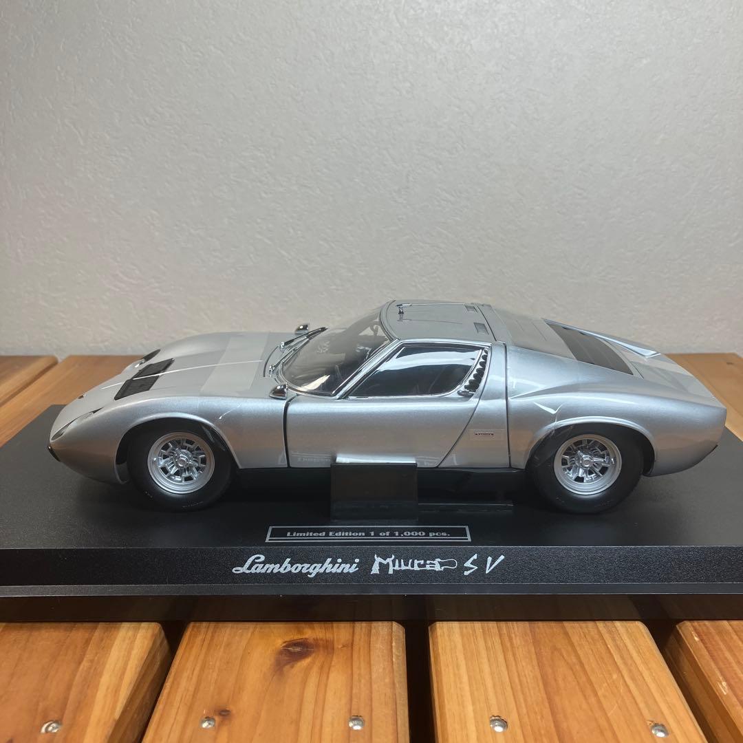 京商 1/18 ランボルギーニ ミウラ P400SV シルバー