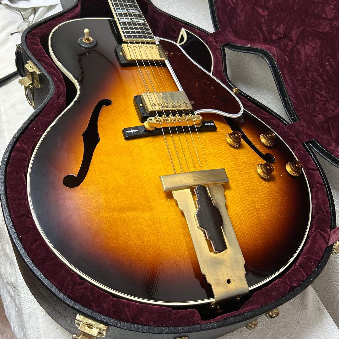 美品ギブソンL4M カスタムショップ2009年モデル　ハードケース鑑定書