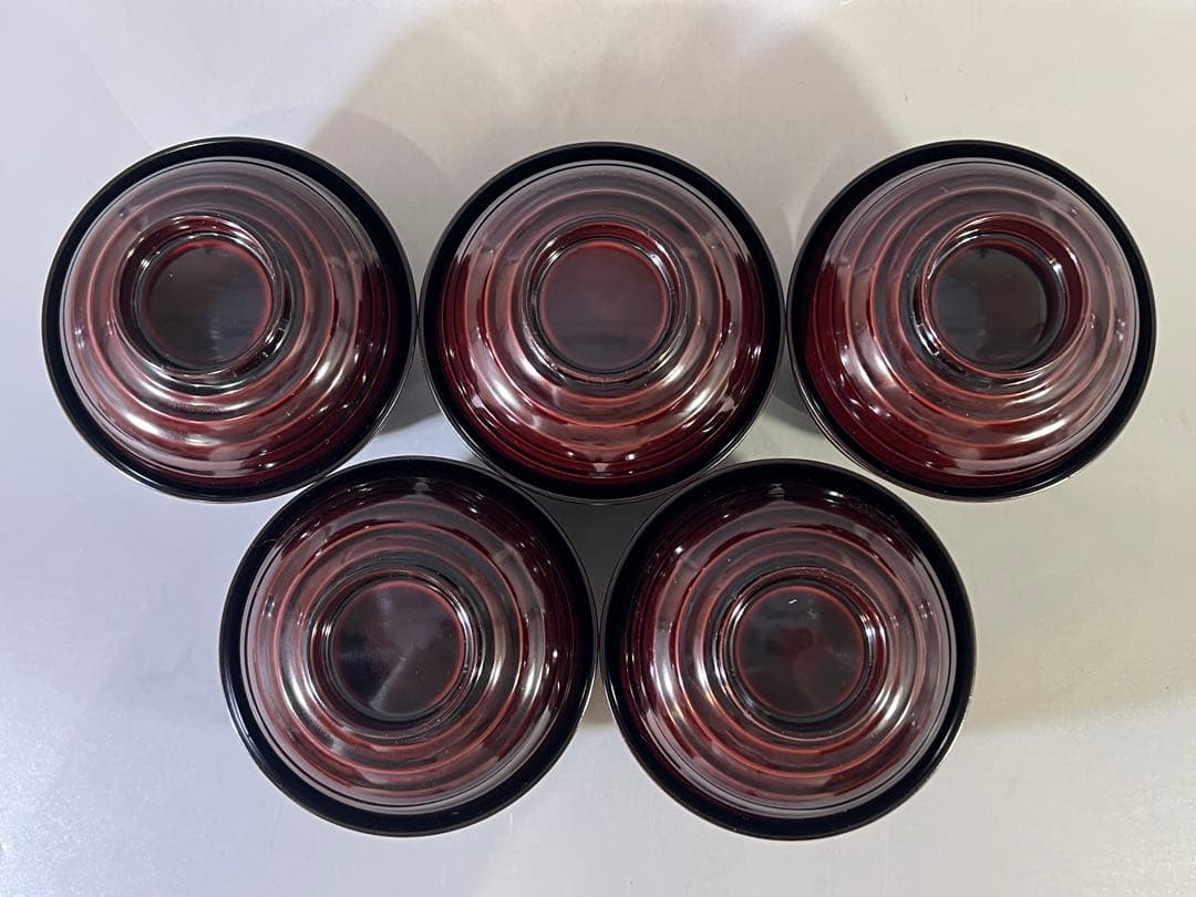 DT739 輪島塗 吸物碗 ５客 美品