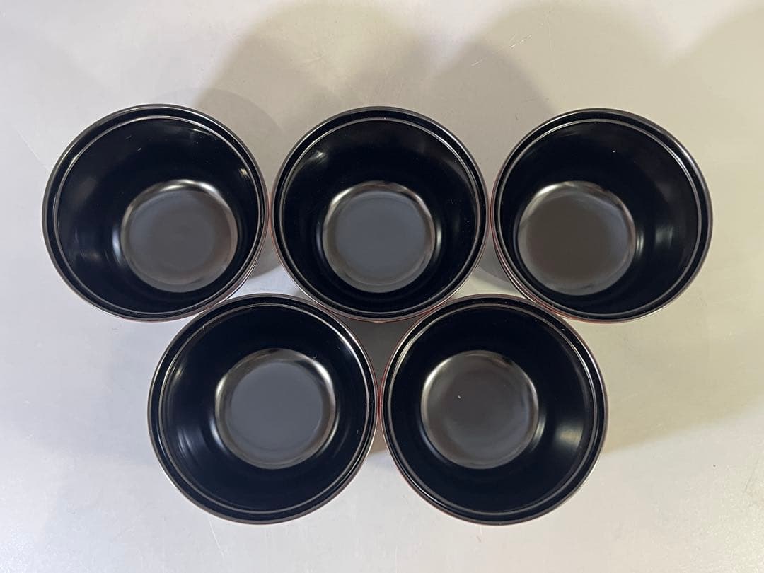 DT739 輪島塗 吸物碗 ５客 美品