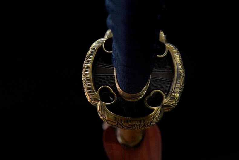 菊紋太刀 日本刀 模造刀 居合刀 武士道 武蔵 鑑賞用 手鍛造打