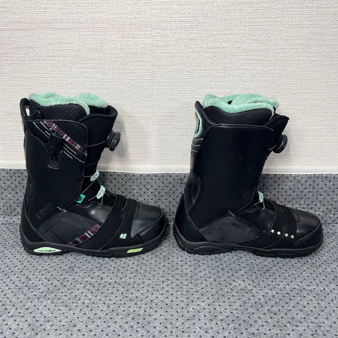 １回使用 K2 PASSAGE 24cm BOA レース スノーボードブーツ