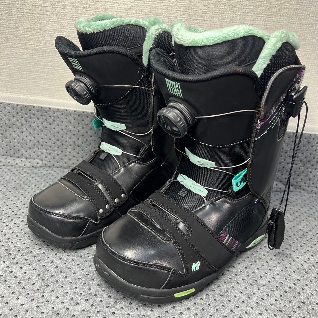 １回使用 K2 PASSAGE 24cm BOA レース スノーボードブーツ