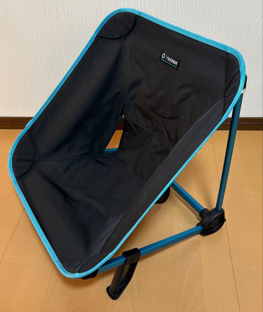 Helinox フェスティバルチェア ブラック/ブルー