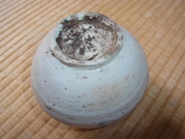 ◆希少 美品 16世紀！南海古陶磁（ベトナム古陶磁） 安南染付小壺 青花草紋