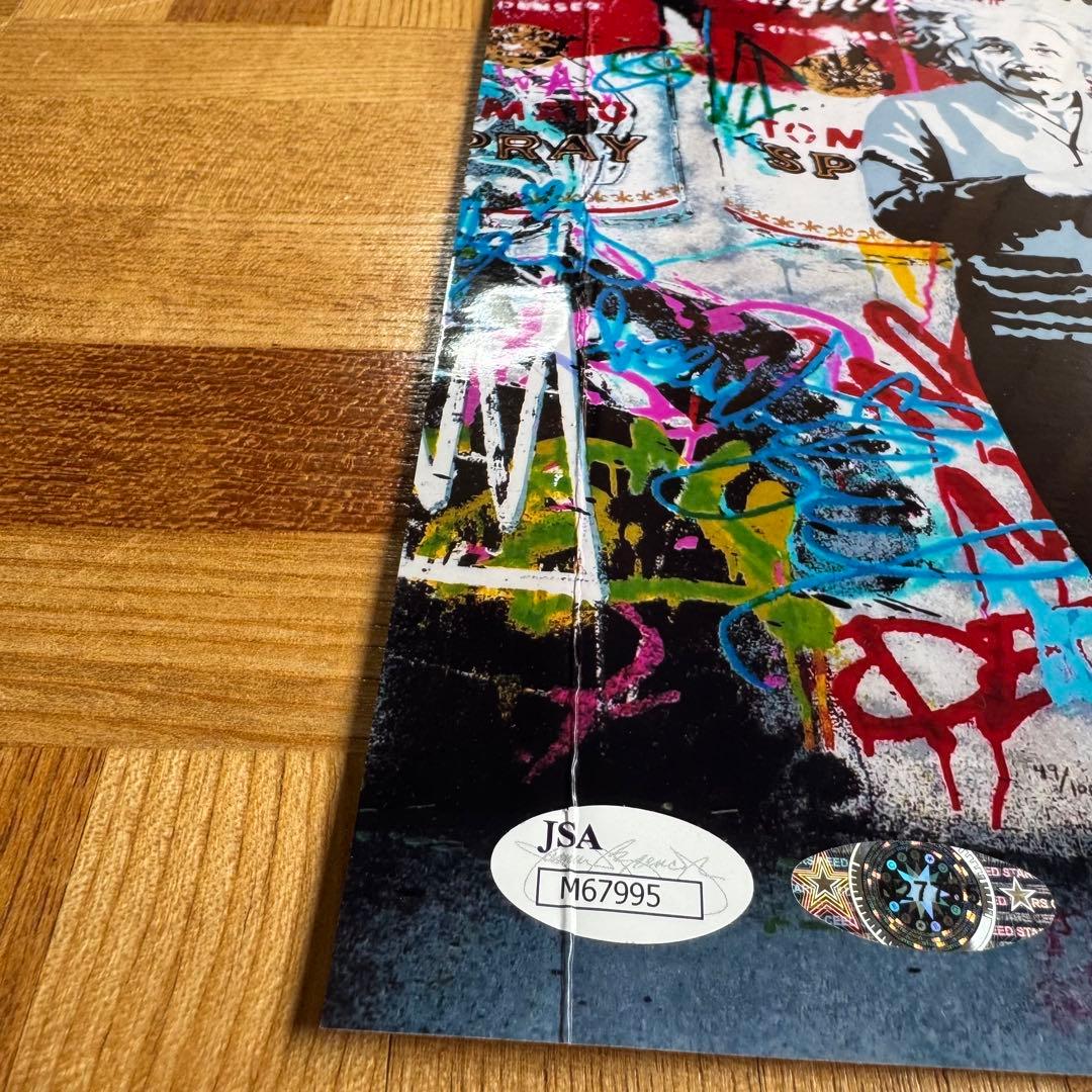 Mr. Brainwash サイン入り ポスター