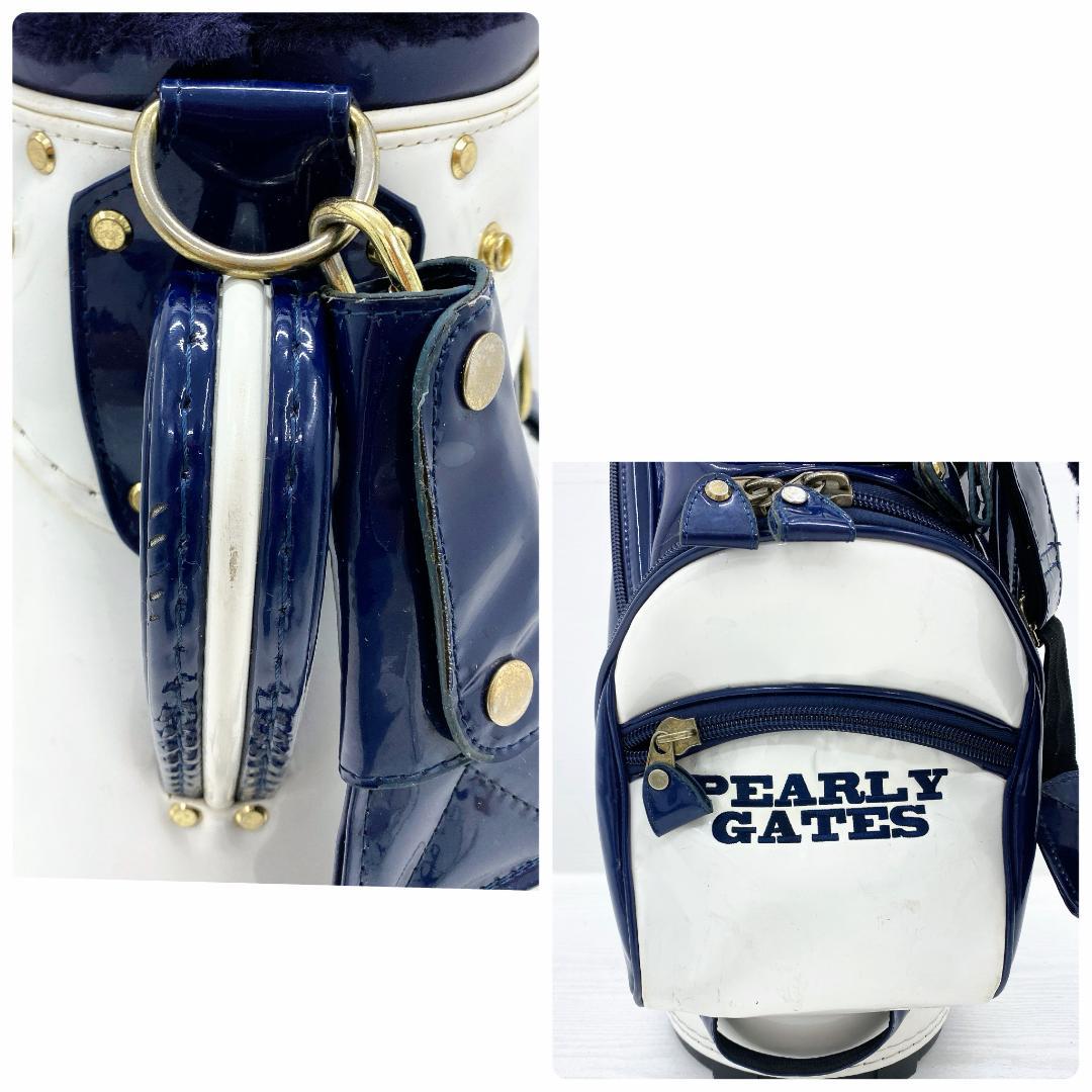 パーリーゲイツ 89 PG ロゴスマイル キャディバッグ ゴルフバッグ