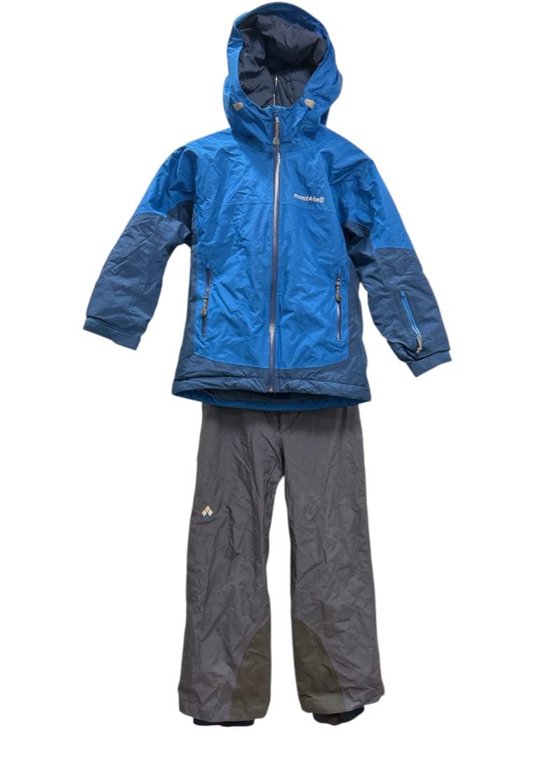 mont-bell パウダーステップ パーカ 上下セット130