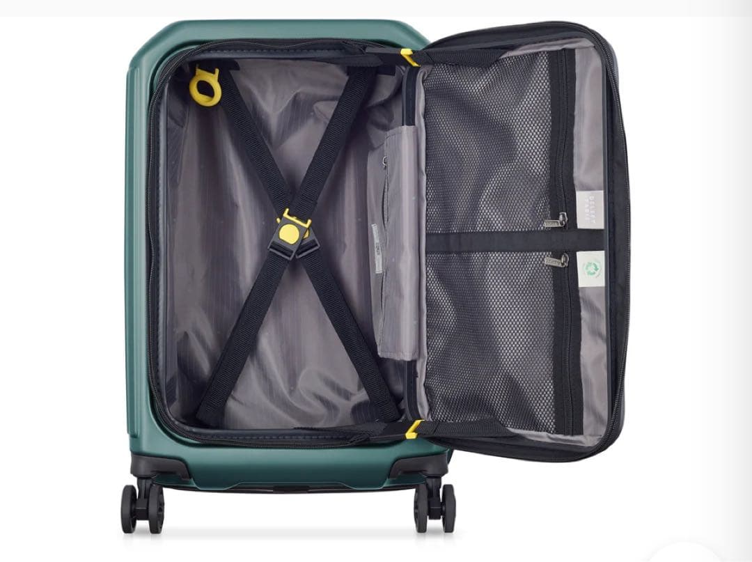 デルセー新品フロントオープン スーツケース機内持ち込み38L➕4L 拡張機能