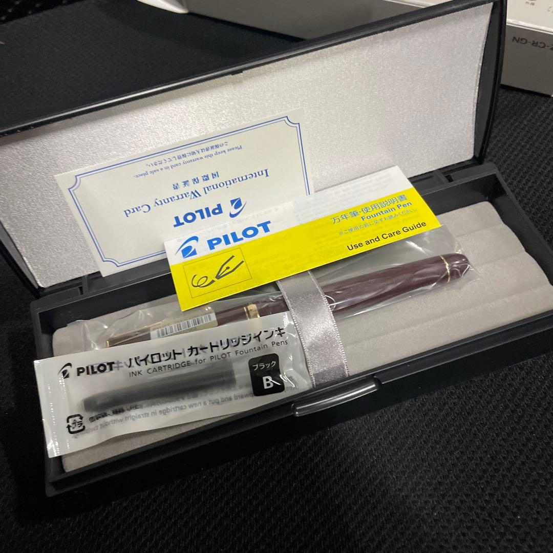 PILOT 万年筆 マンネンヒツ カスタム74 DR-M ディープレッド