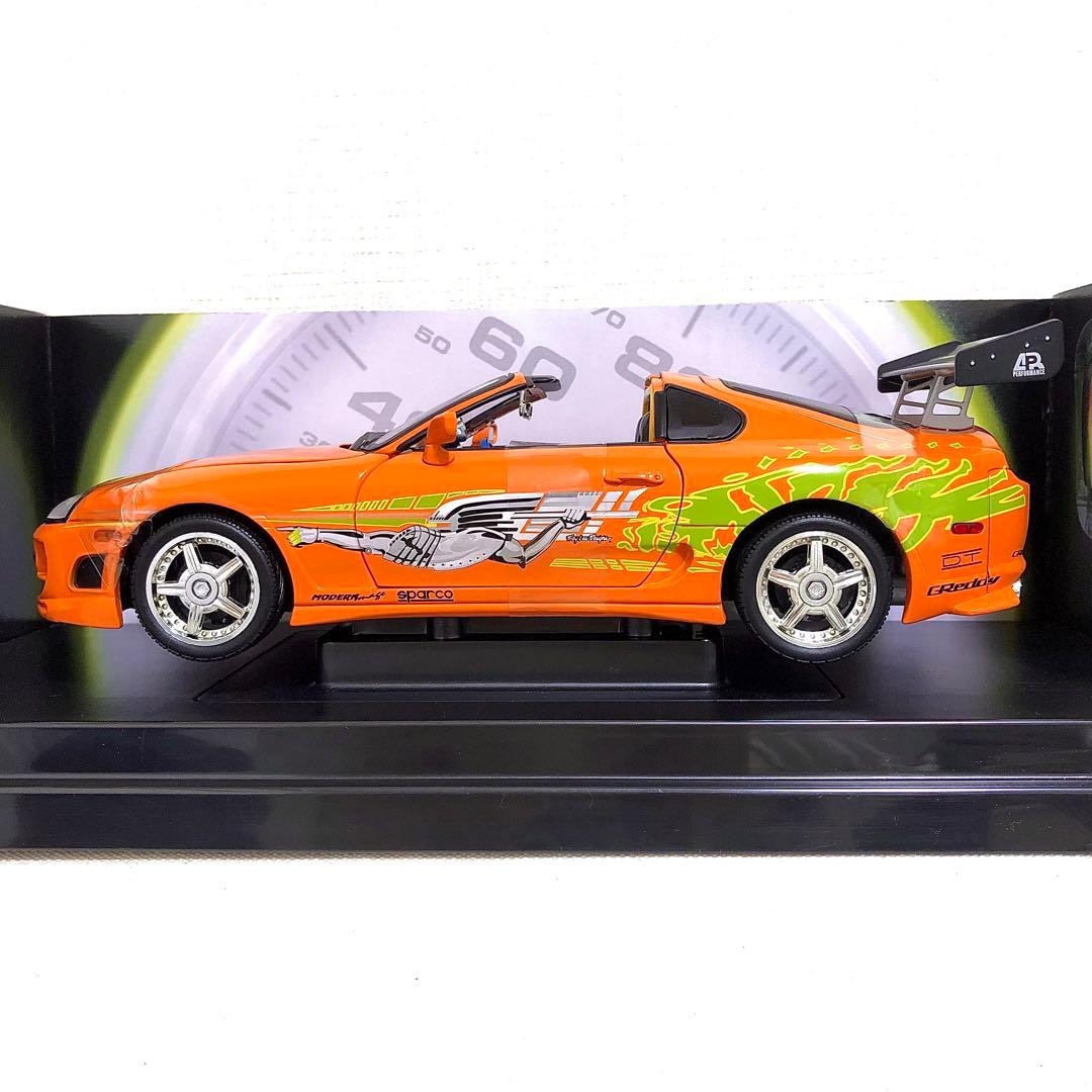 【ワイルドスピード 】1995トヨタ スープラ　1/18 ミニカー