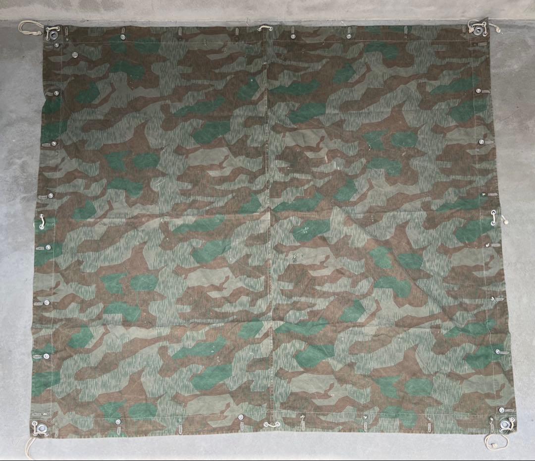 40s スイス軍幕 スプリンターカモ ツェルトバーン ミリタリー テント