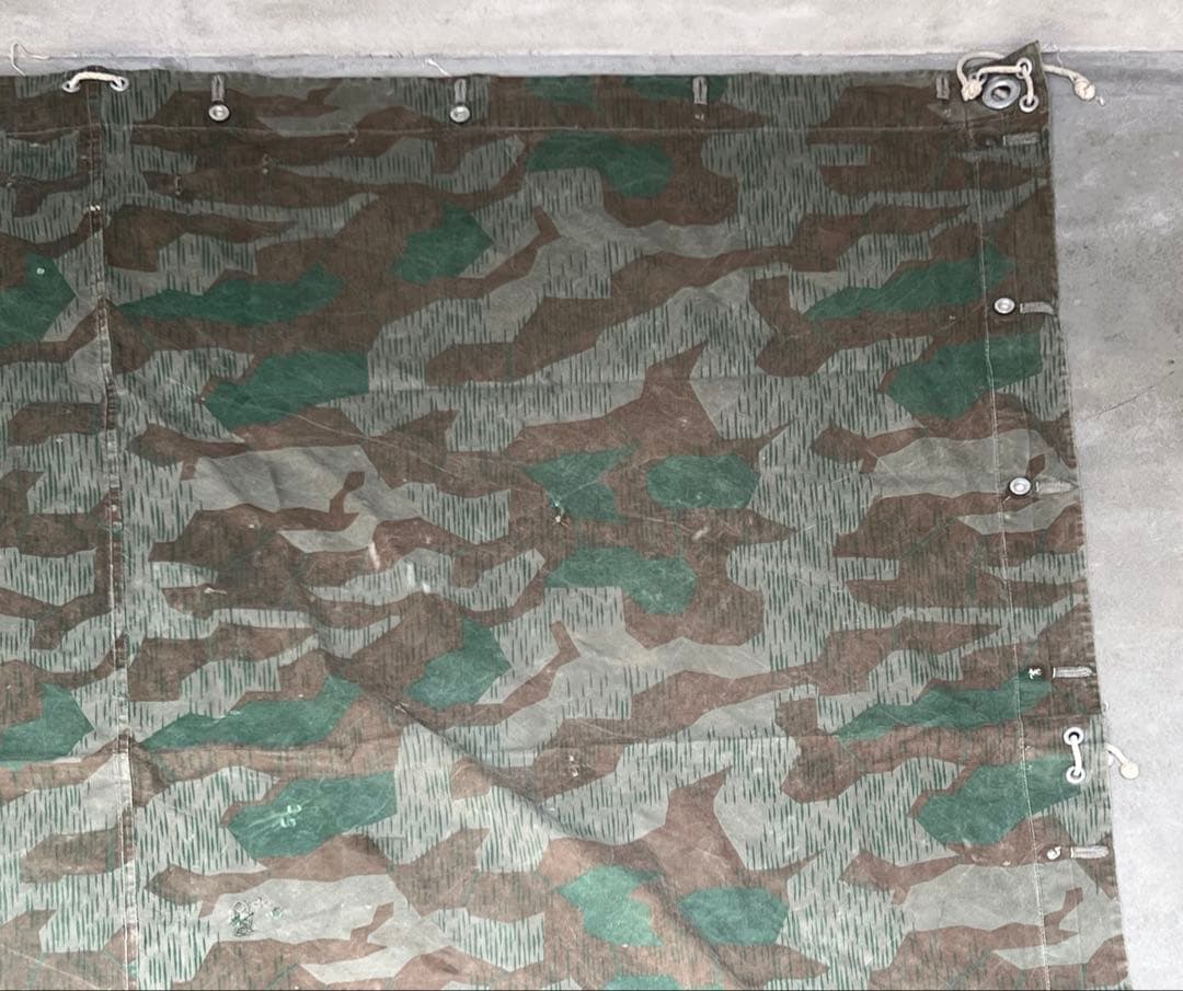 40s スイス軍幕 スプリンターカモ ツェルトバーン ミリタリー テント