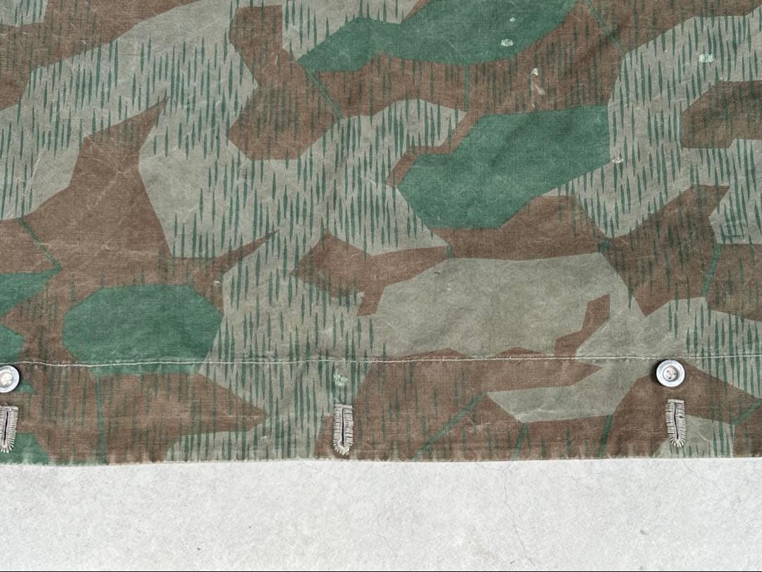 40s スイス軍幕 スプリンターカモ ツェルトバーン ミリタリー テント