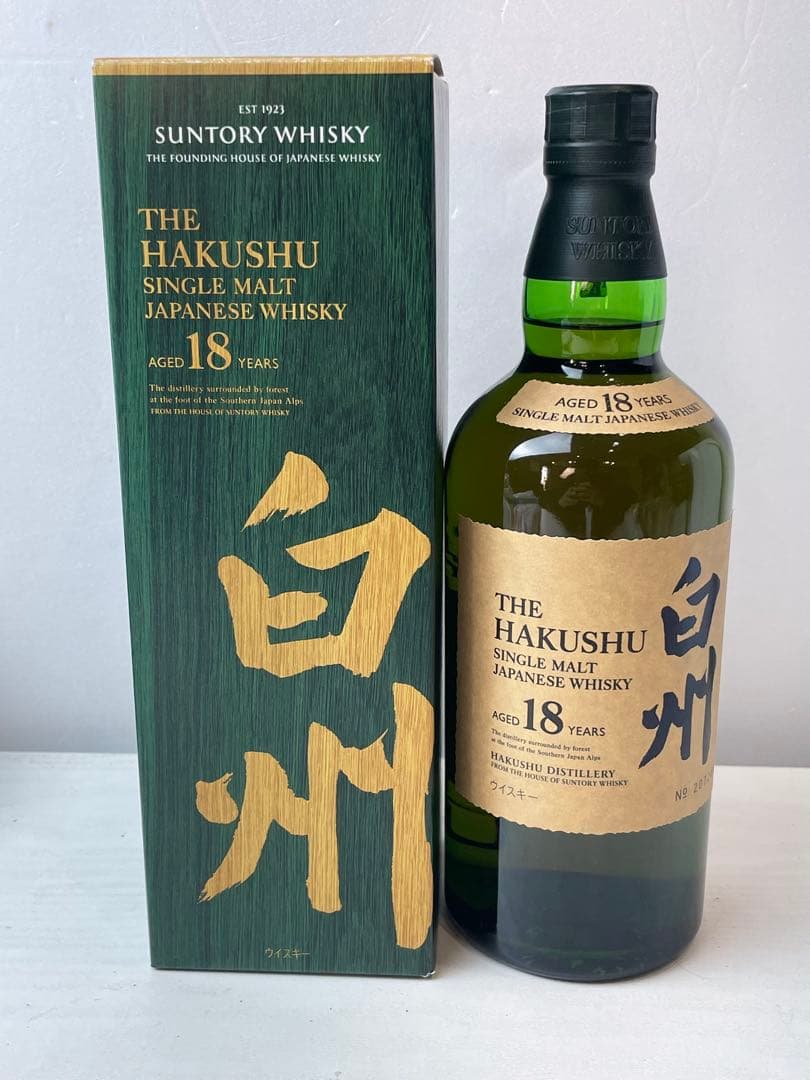新品未開封　白州 18年 シングルモルトウイスキー 700ml