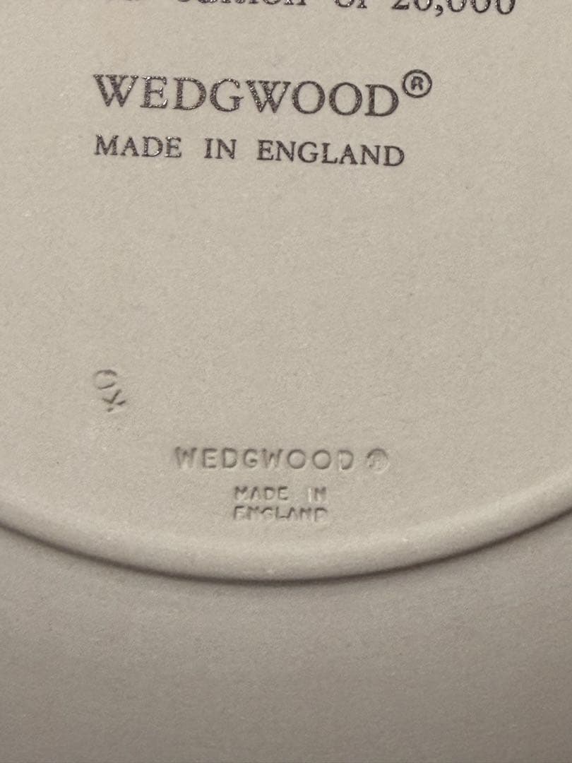 #ウェッジウッド ジャスパー バレンタインデー 1985 イヤープレート　S-3
