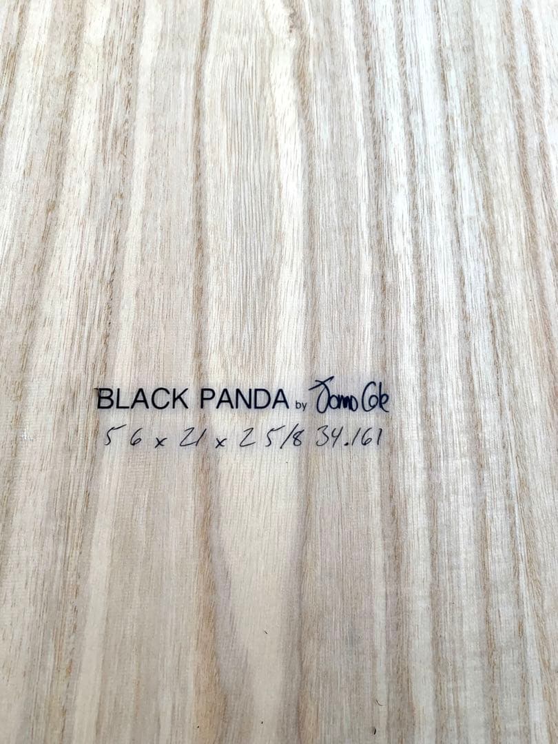 Aloha surfboard black panda ecoskin 5’6”