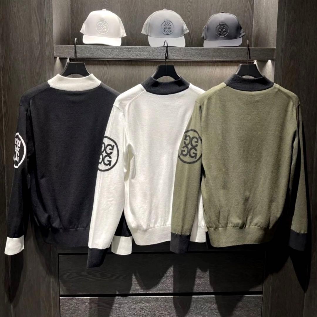 新品未使用 ゴルフ G/FORE ジーフォア メンズ セーター 長袖 Mサイズ