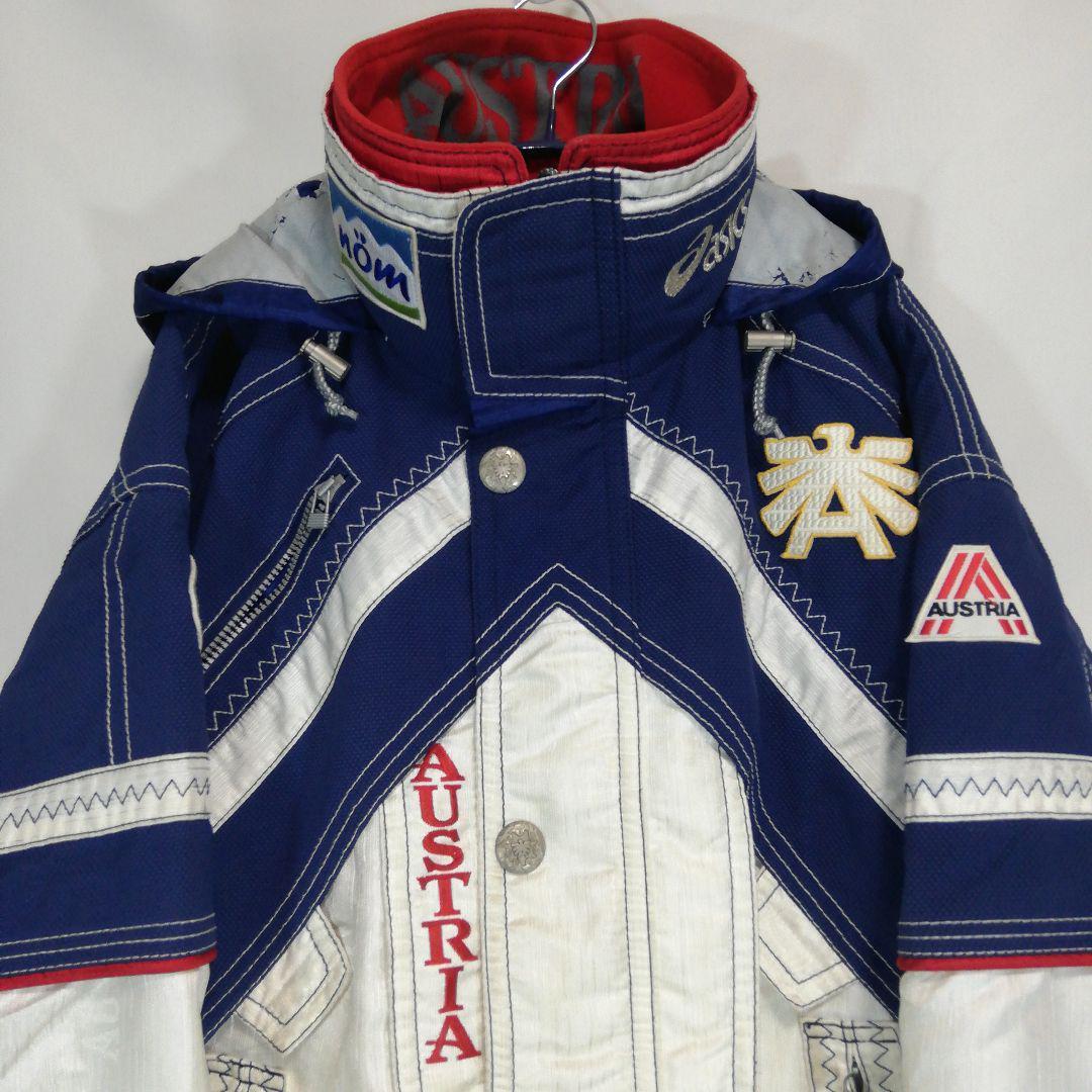 asics オーストリア スキーウェア 上下セット セットアップ M アシックス