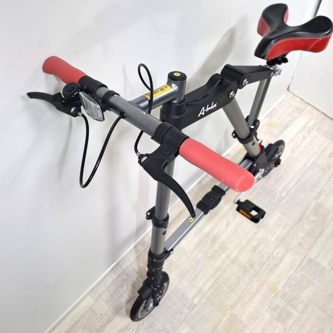 美品★A-bike city 折りたたみ自転車★ノーパンクタイヤ★シリアルあり★