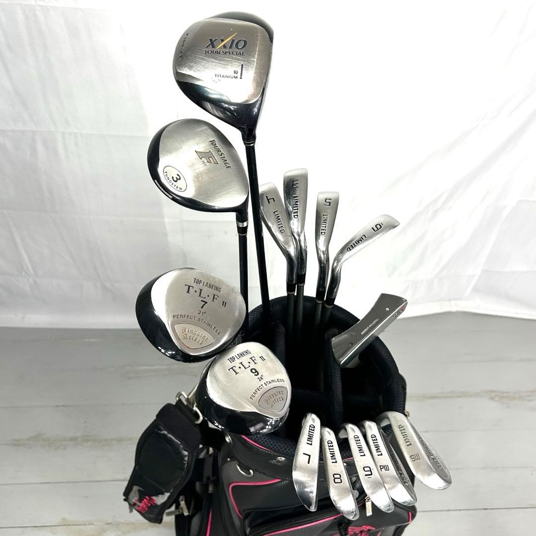 本格派 メンズゴルフクラブ 13本 フルセット ゴルフセット XXIO 初心者向