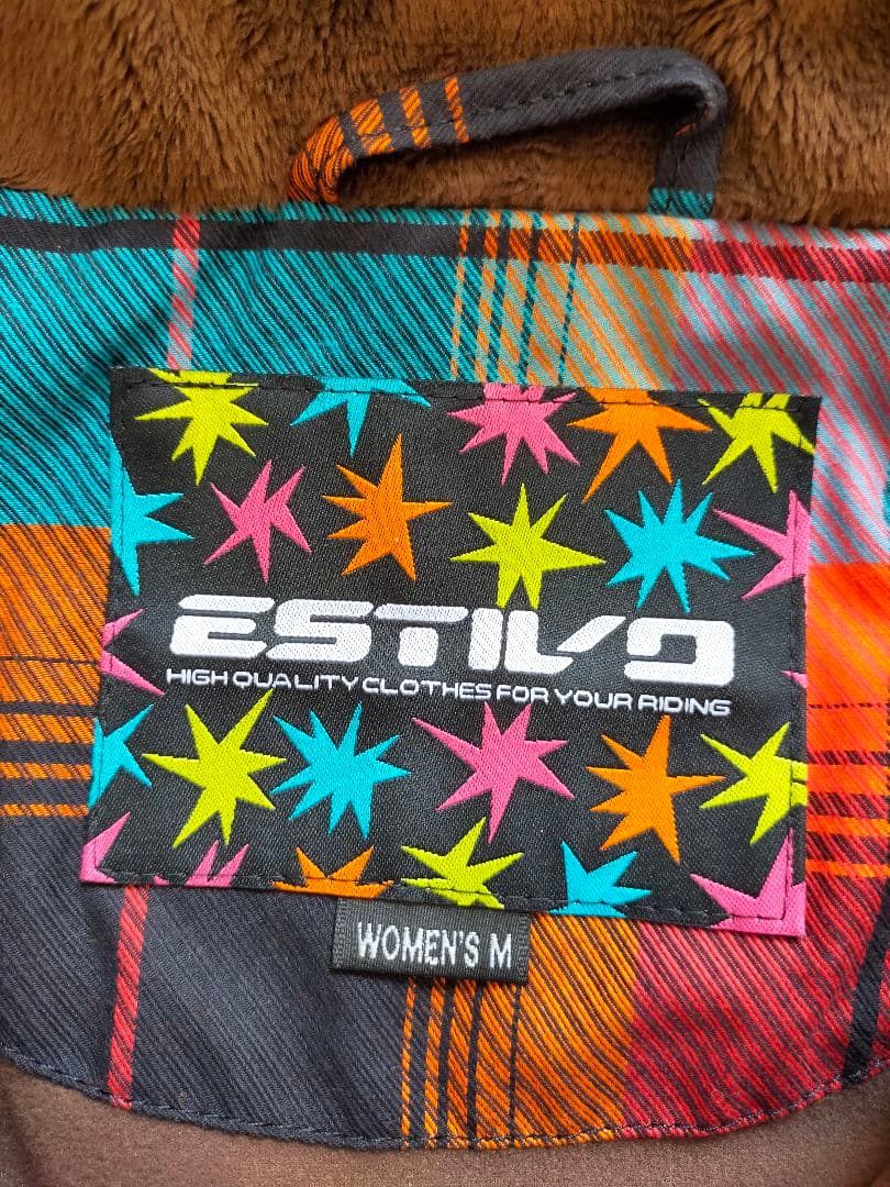 【ほぼ未使用】スノボウェア上、ESTIVO、Mサイズ