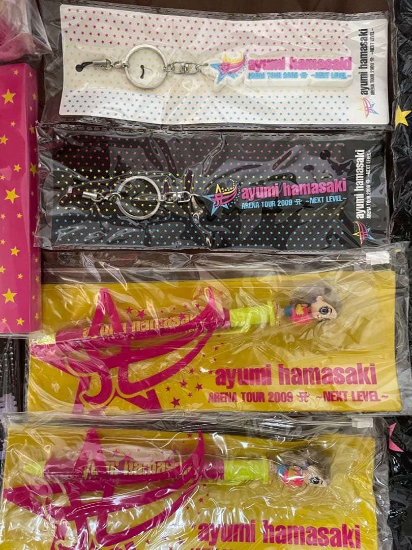 浜崎あゆみ　NEXT LEVEL2008、Tシャツ、ポーチ、ミラー、ストラップ