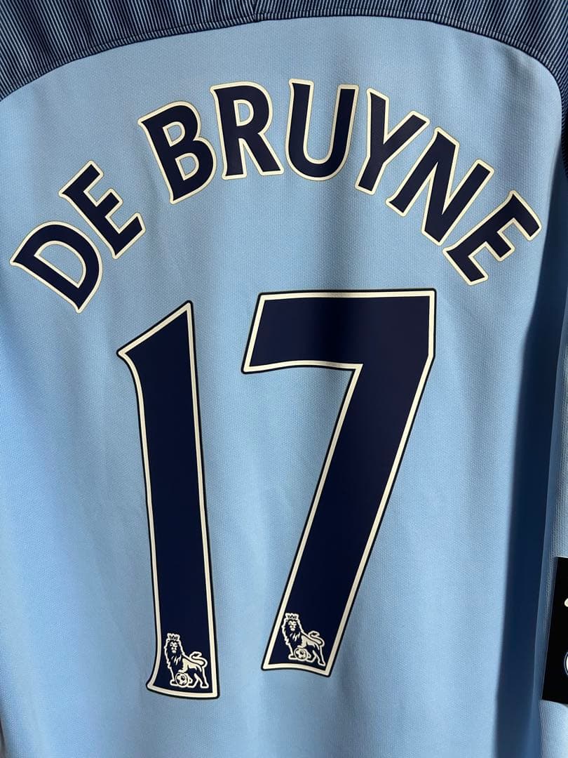 マンチェスター・シティ デ・ブライネ(DE BRUYNE)のユニフォーム タグ付