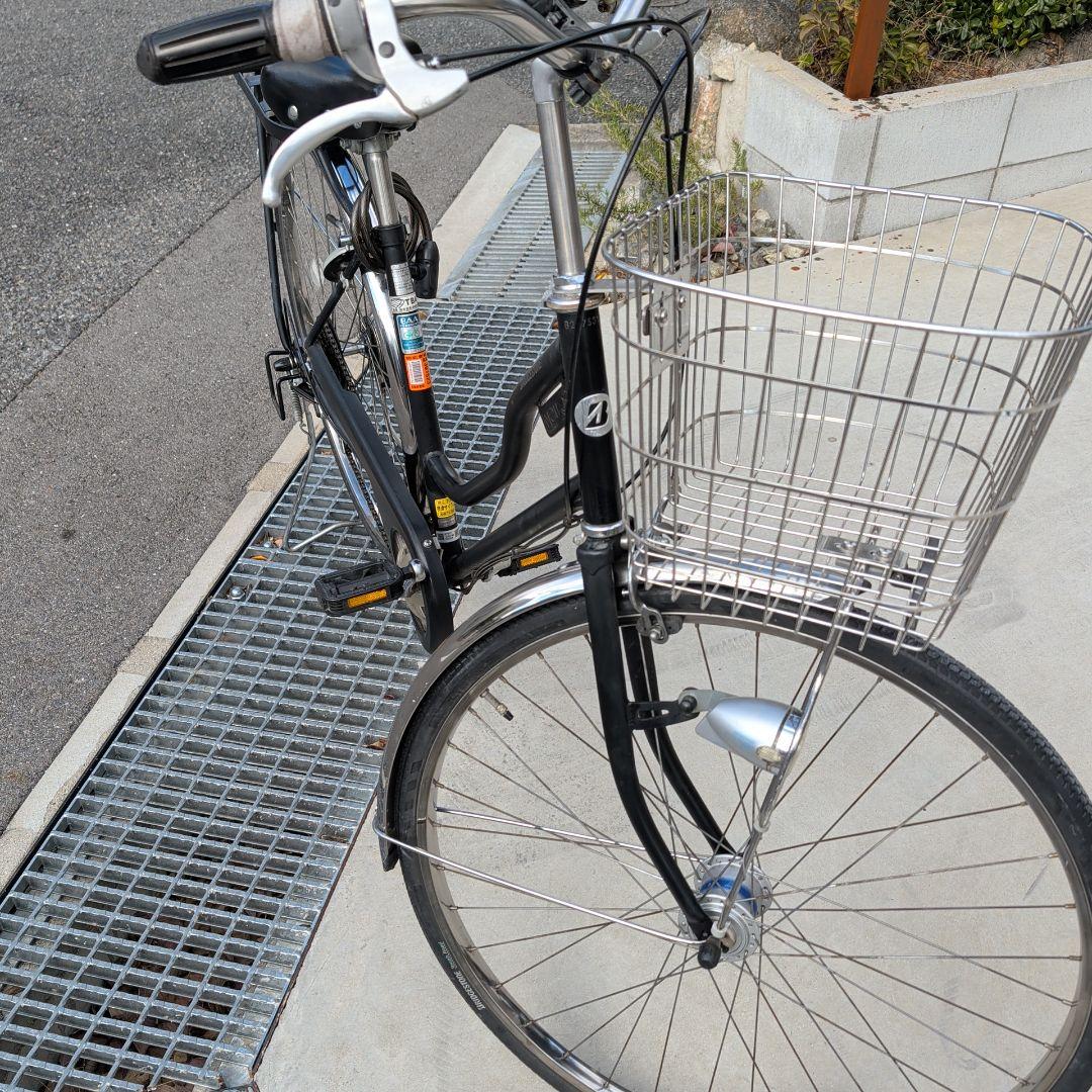 ブリヂストンNOLKOG R6 点灯虫 27型 外装6段変速 T.Xクロツヤケシ