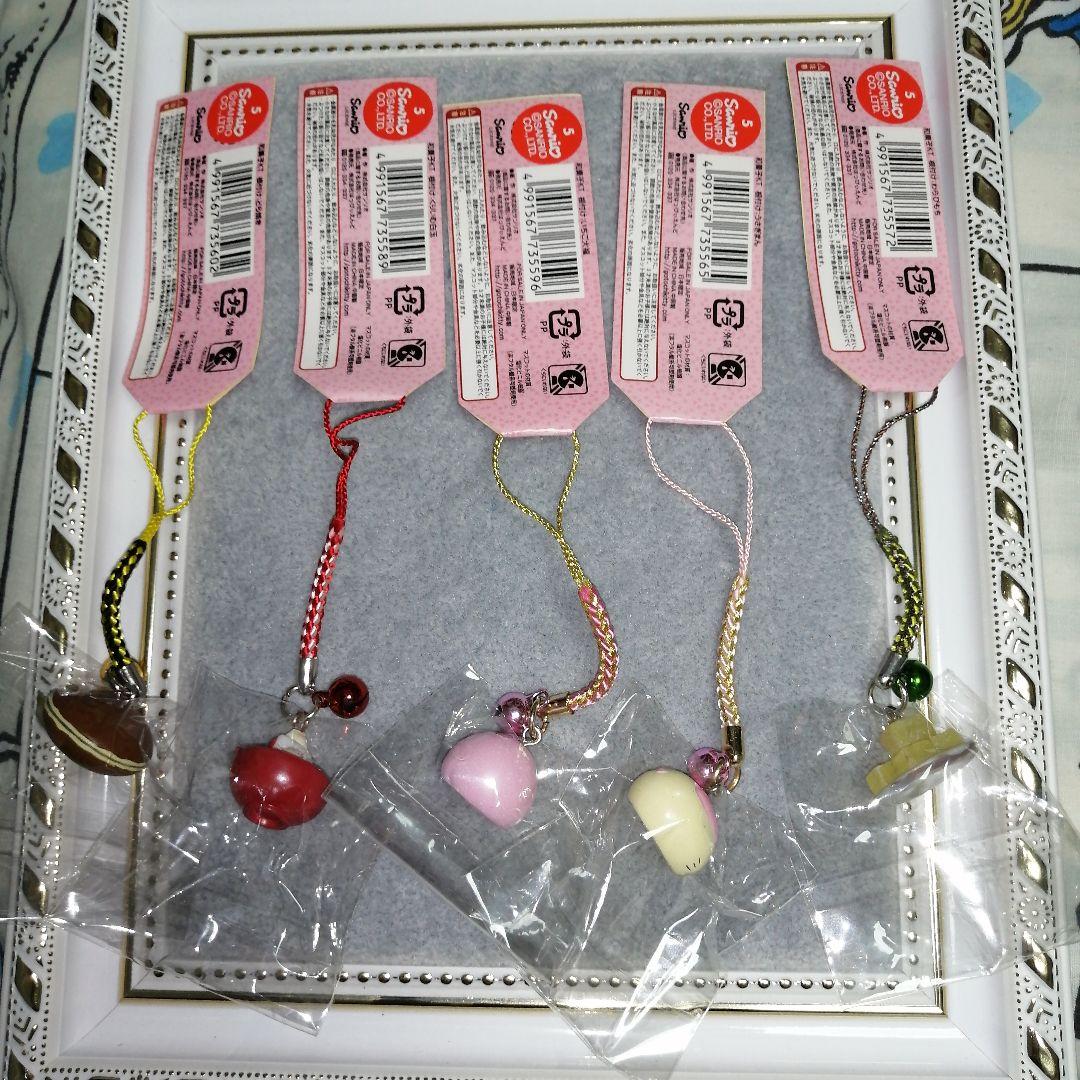 ハローキティ　根付け　和菓子　5種