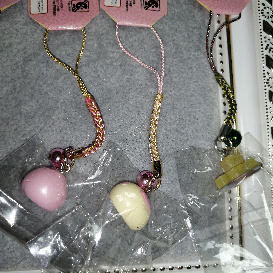 ハローキティ　根付け　和菓子　5種